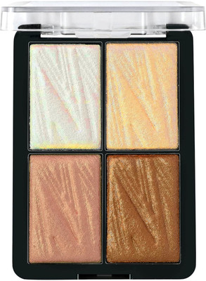 Jiwoo HIGHLY PIGMENTED 4 Colour Highlighter Palette Highlighter(MULTICOLOR)