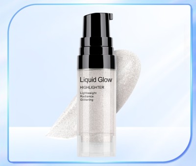 MYEONG HD Korean Makeup Silver Liquid Highlighter(Silver)