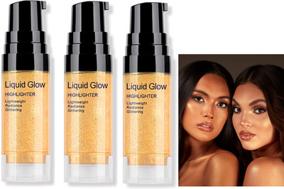 ADJD Combo Gold Highlighter Ultra Smooth Shine Waterproof Highlighter(GOLD)