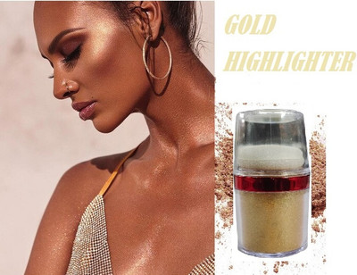 SEUNG NEW WATERPROOF SHIMMER & SHING GOLD LOOSE POWDER HIGHLIGHTER Highlighter(gold)
