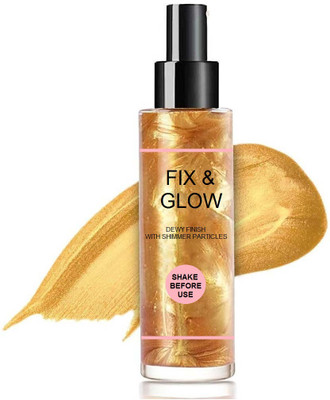 THTC Shimmer Body & Face Brighten Glow Pearl Highlighter Liquid Illuminator Highlighter(Gold)