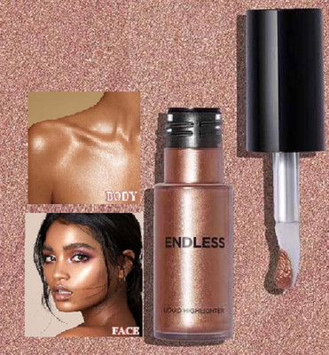 WOONGMI Shimmer Face Liquid Highlighter For Makeup Highlighter(COPPER)