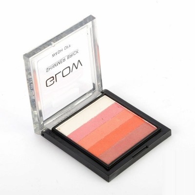 Emijun PROFESSIONAL SHIMMER BRICKS HIGHLIGHTER PALETTE Highlighter(multi color)