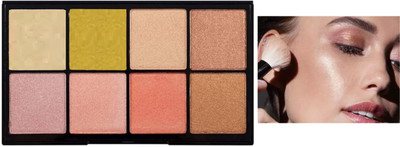 DARYUE Glow Highlighter Powder Palette | Highly Pigmented Highlighter(Multicolor)