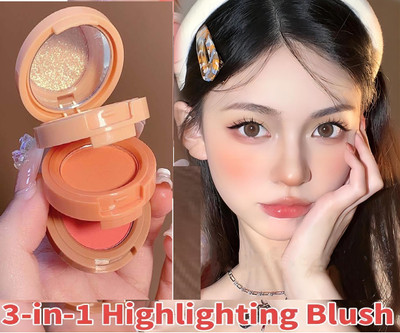 GABBU Professional Blusher Powder And Highlighter Eyeshadow Palette  Highlighter(Multcolor)