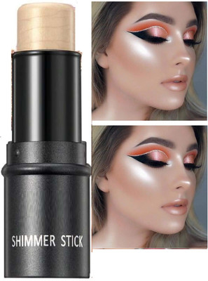 Emijun Brighten Face Makeup Shimmer Illumination Glow Highlight Highlighter(OFF WHITE)