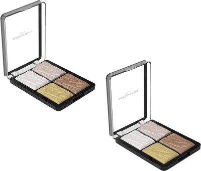 THTC 4 Shade Illuminating Ultimate Glow Brick  Highlighter(Multicolor)