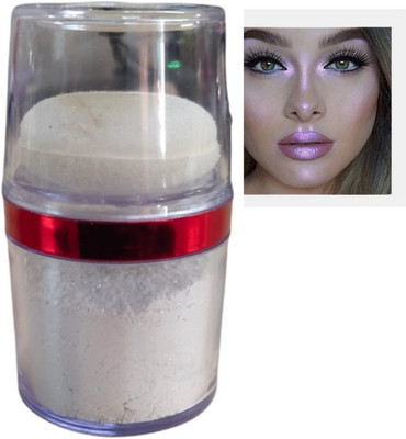 Herrlich New Makeup Face Glow Highlight Professional Look  Highlighter(SILVER)