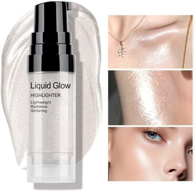 HUZURLU Smooth Silver Liquid  Highlighter(silver)
