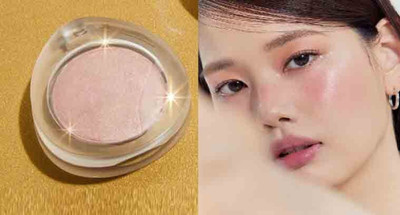 GABBU Highlighter Face Palette | Ultra Blendable & Long Lasting | Blinding Glow Highlighter(SHIMMER PINK)