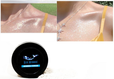 BLUEMERMAID NEW SILVER COLOR CHANGING SHIMMER LOOSE POWDER HIGHLIGHTER Highlighter(silver)