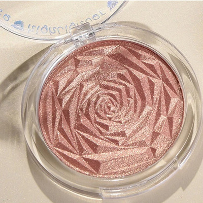 FLORERO Shimmer Illuminate High Light Glitter Palette Face Highlighter(ROSE GOLD)