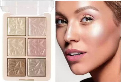 AFARAXIA Use Blusher Palette Highlighter for face makuep Highlighter(Muliti color)