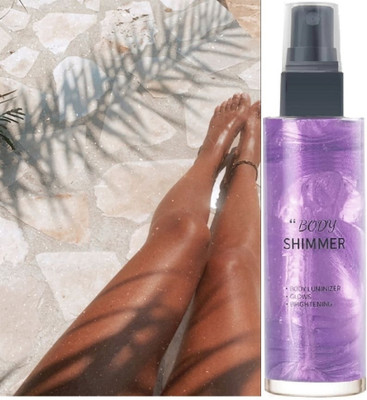 THTC Luminizer Glow Illuminator Quick-Drying Highlighter(Purple Shine)