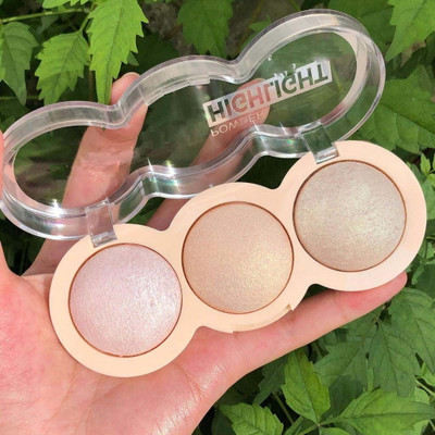 GABBU Long-Lasting 3 Multi Color Makeup Illuminator  Highlighter(Multi color)
