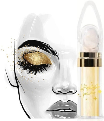 Wiffy New Shimmer Finish Gold Highlighter Highlighter for girl & woman Highlighter(golden)