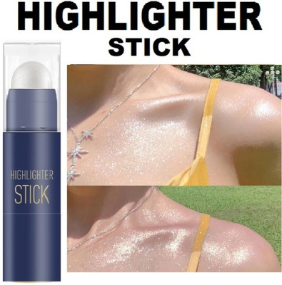 CATERINACHIARA Korean Illuminator Long Lasting Makeup Shimmer Highlighter Stick-1 Highlighter(Silver)