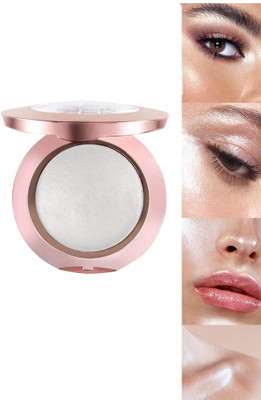 REIMICHI Shimmer Blusher And Highlighter Palette For Face Makeup(white)