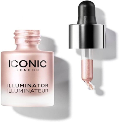 DAQ Highlighter illuminator liquid Face 3D Glow Bridal Makeup With Beauty Blender Highlighter(Shine)