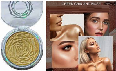 Luipui golden color waterproof highlighter brick Highlighter(golden)
