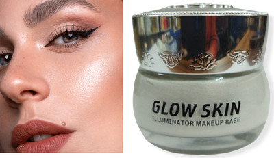 Emijun Highlighter Smooth Shimmer Glow Body Bronzer Smoky Highlighter(SILVER)