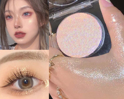 tanvi27 Sparkle Face Eyes Body and Clavicle Multi-Use Pearlescent Highlighter(White)