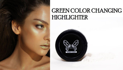 Herrlich GORGEOUS LOOK COLOR CHANGING GREEN HIGHLIGHTER FOR GLOWING SKIN Highlighter(GREEN)