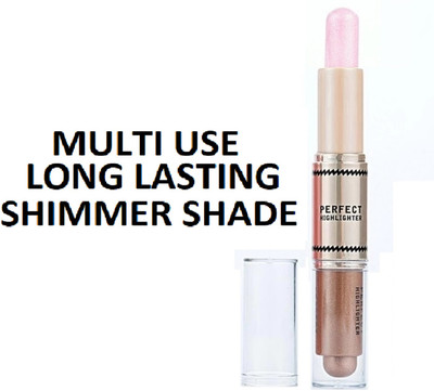 Neycare SHIMMER BOTH OFF SIDE STICK 2 IN 1 STICK PAKC OF 1 Highlighter(MULTI COLOR)