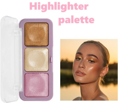 DARVING Shimmer Eyeshadow Palette – High-Pigment Metallic Finish  Highlighter(MULTI COLOR)