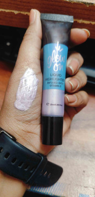 ADJD Colour Liquid Highlighter For Face makeup illuminating Purple Highlighter(Purple)