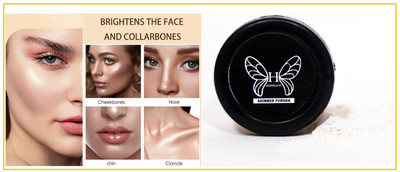 Herrlich COLOR CHANGING SHINY SILVER HIGHLIGHTER FOR SHINY MAKEUP LOOK Highlighter(SILVER)