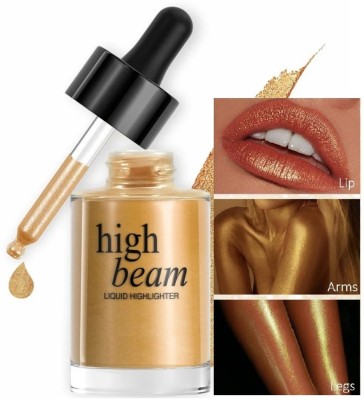 MYEONG Golden Liquid Face Highlighter Illuminate Your Beauty with Radiant Glow Highlighter(Golden)