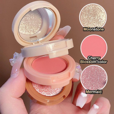 ARRX 3 in 1 Blusher Highlighter Eyeshadow Palette Kit Highlighter(Multcolor)
