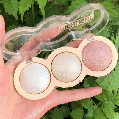 GABBU Face Highlighter Makeup Palette Shimmer Glitter Highlighter Powder for Face Highlighter(Multi color)