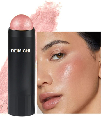 REIMICHI Rose Gold High Pigmented Makeup Cream Highlighter Stick For Face Women Highlighter(Rose Gold)