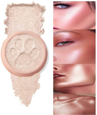 HUZURLU Highlighter Makeup Smooth Shimmer Glow  Highlighter(off white)