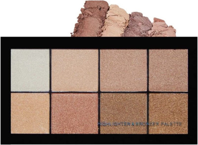 MYEONG Illuminiou Highlighter Highly Pigmented & Long Lasting Multi-Colored Palette Highlighter(Tending Shades)