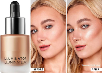 NADJA ILLUMINATOR SHIMMERY SHINY GLOW FACE MAKEUP HIGHLIGHTER Highlighter(GOLD)