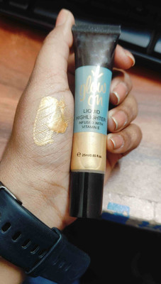 ADJD Liquid Highlighter For Face makeup illuminating Gold Highlighter(Gold)