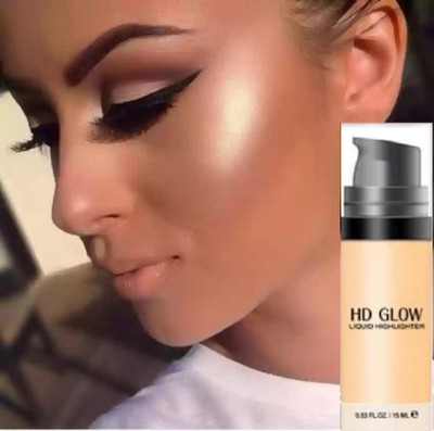 Emijun hd Glow Liquid Highlighter and Illuminator for Glowing Skin Highlighter(gold)