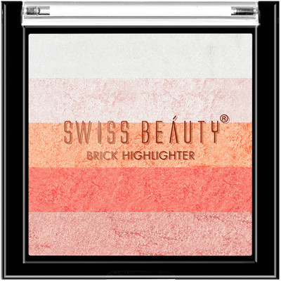 SWISS BEAUTY BLUSHER HIGHLIGHTER BRICK SB-805 Highlighter(Shade 02)
