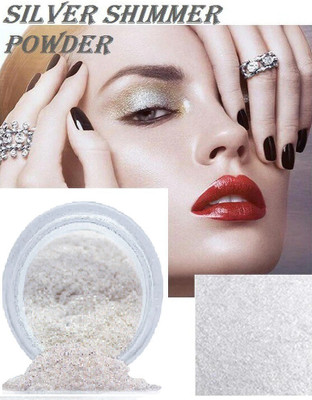 Vyomiris NEW PROFESSIONAL MAKE UP LOOK SILVER HIGHLIGHTER Highlighter(WHITE)