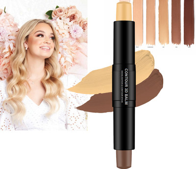 Sheny Natural Contour Makeup Multi-functional Stick Concealer Highlighter(Multicolor)