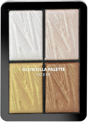 DARYUE 4 Shade Glow Highlighter Palette Blusher Face Kit  Highlighter(Multicolor)