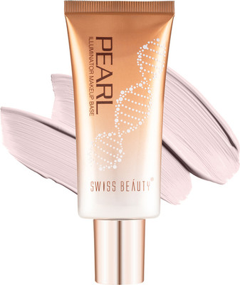 SWISS BEAUTY Pearl Illuminator Makeup Base Highlighter(Silver Pink)