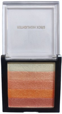 MYEONG PROFESSIONAL'S TOUCH SHIMMERY SHINY MULTI COLOR PRESSED HIGHLIGHTER PALETTE Highlighter(MULTI-COLOR)