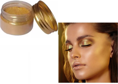 Jiwoo BEST QUALITY SIMMER HIGHLIGHTER GOLD COLOR MOST BEAUTIFUL LOOK Highlighter(GOLD)