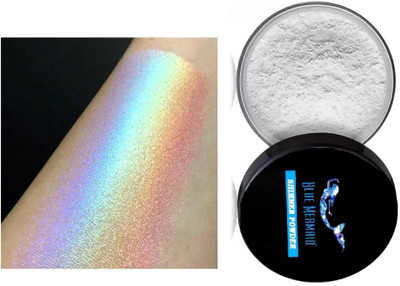 BLUEMERMAID LONG LASTING COLOR BLUE SHIMMER HIGHLIGHTER POWDER Highlighter(BLUE)