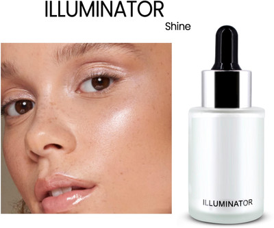 Herrlich Illuminating Liquid Highlighter With Dewy Finish Highlighter(White)
