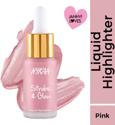 NYKAA Strobe & Glow Liquid Highlighter - Blushed Moonlight Highlighter(Pink)